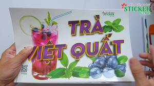 🔥 MIẾNG DÁN TRÀ VIỆT QUẤT TRANG TRÍ TIỆM TRÀ QUÁN NƯỚC 🔥 DÁN TƯỜNG XE CỬA KÍNH... SANG TRỌNG
