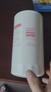 Lọc nhớt động cơ xe Chenglong Howo mã lọc JX1017/J65F1-1012020.