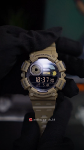 Jam Tangan Pria Casio WS-1500H-5B Black Dial Cream Resin Band