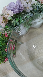 CHOBIG Mangkuk Kaca 1100ml Bening Mangkok Sayur Salad Besar KIG STB