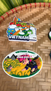 Nam châm cao su magnet 3D dính tủ lạnh - chủ đề địa danh Sapa Hội An
