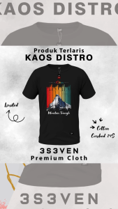 Kaos Distro|Baju Distro |Tshirt Distro | Atasan Distro Klasik | Baju Distro Terbaru Mountain Triangle Cotton Combat 24 S - 3S3ven Clothing Official
