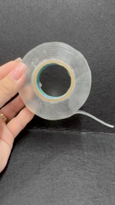 Băng keo 2 mặt siêu dính trong suốt chống nước dán đa năng . ( dày 2mm _ 1 cuộn bản rộng 2cm dài 2met )Hàng loại tốt độ dính cao