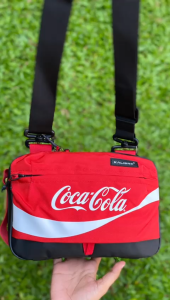 Tas Selempang Kalibre Coca-Cola 10L 922067611 Red-Black shoulder bag sling bag Tas selempang pria tas selempang wanita
