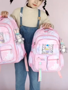 TAS RANSEL SEKOLAH SD SMP SMA ANAK PEREMPUAN MODEL KULKAS / TAS RANSEL ANAK PEREMPUAN / TAS SEKOLAH SD SMP SMA ANAK PEREMPUAN