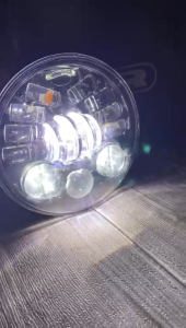 DAYMAKER 5 75 INCH DAY SENJA PUTIH BIRU JAUH PUTIH KUNING KTR ORIGINAL LAMPU DEPAN 575INCH SET SOKET H6 FUNGSI RETENG
