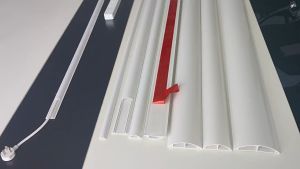 【KEVE】Self-Adhesive Raceway Wall Cord Duct Cover Cable Duct/Trough PVC Anti-Stepping Surface-Mounted Wood Grain Ground Trunking Semicircle Trunking Arc Tread-Resistant Grooved Floor Trunking Arc Trunking