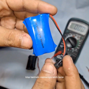 Baterai Li-ion Mainan Anak RC 2X 14500 3.7V 3000mAh Soket PUTIH XH HITAM MERAH PH LOSI