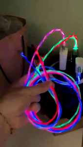 Kabel Charger HP Fastcharging Metal 2.4A & Kabel Strip Lampu LED