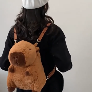Balo Hoạt Hình Chuột Lang Nước CapyBara Trendy Siêu Dễ Thương Đi Học Đi Chơi Vui Nhộn