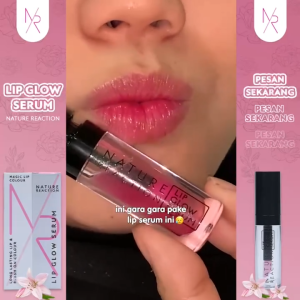 Nature Reaction NR Lip Glow Serum Pemerah Bibir Mencerahkan Bibir Hitam Melembabkan Bibir Kering 10Ml Nature Reaction - Lip Glow Serum Mencerahkan Bibir