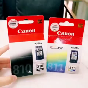 ตลับหมึกสี จัดส่งวันเดียวกัน Canon810 สีดำ811 ของแท้ ตลับหมึกเครื่องพิมพ์