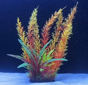 🔥Ready Stock🔥Artificial Plant 28cm Height Fake Grass Fish Tank Aquarium Decoration Vibrant Color