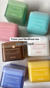 Hộp 100 Miếng Toner Pad Mediheal 180ml