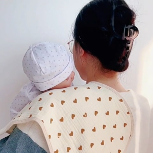 LAKOE Baby Burp Bib Cotton Lembut Multifungsi Alas Pundak Sendawa Bayi