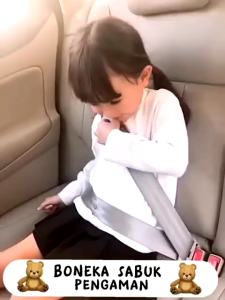 Boneka Seat Belt Bantal Guling Seatbelt Sabuk Pengaman Rabbit Fox Lion Bear Wortel Carrot Lucu Unik