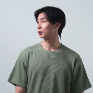 Humans Knit Tshirt Kaos Pria Baju Polos Lengan Pendek Waffle Knit Knitwear