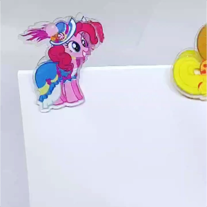 TAIYO Klip Karakter Pony Acrylic Paper Clip Horse Kuda Penjepit Kertas Akrilik Kartun Alat Tulis ATK
