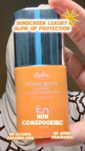 REGLOW Sunscreen Wajah Spf 50 Sunscreen Wajah Glowing Mencerahkan Wajah Sunscreen Reglow Dr Shindy Formula Ringan Tidak Lengket Cepat Meresap Aman untuk Semua Jenis Kulit Termasuk Kulit Sensitif | Menjaga Kesehatan dan Kelembapan Kulit