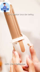 Catokan Rambut Curly (2 IN 1) / Catokan Curly Straight Lurus dan Keriting Hair Straightener