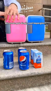 Kulkas Mini Portable Mobil 4L Car Refrigrator Cooler and Warmer