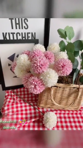 Dandelion Artificial Flower Small Hydrangea Silk Hyacinth Flower For Wedding Decor Bunga Hiasan