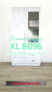 Lemari Baju 2 Pintu Extra Large: Komponen & Panduan Assembling