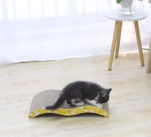 ที่ลับเล็บ โซฟาที่ลับเล็บแมว กระดาษลูกฟูก  ของเล่นแมว เป็นที่นอนสำหรับน้องแมวได้อีกด้วย ลดปัญหาแมวขีดข่วนเล็บบนของใช้