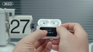 ใหม่ หูฟังบลูทูธไร้สาย XO รุ่น X36 ANC Wireless Earphone หูฟังบลูทูธเวอชั่น5.4 TWS ของแท้100% จอทรัช Digital สีขาว