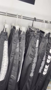 Celana Training Garis Panjang Track Pants Pria Olahraga Saku Resleting Jogging Grm Lari Premium