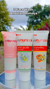 Sabun Collagen Pemutih Muka Glowing & Putih Mamaya 100g