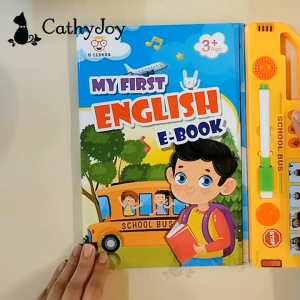 CathyJoy My First English eBook Children Interactive Music Audio Sound Book Kids 3 - 8Y Best Gift Happy Learning Education