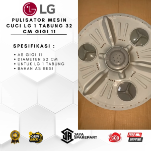 Baling Baling Pulsator Mesin Cuci LG 1 Tabung Diameter 32cm As Gigi 11 WF-F781TC