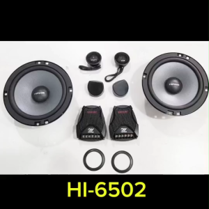 Hifine ลำโพงแยกชิ้น 2ทาง  รุ่น HI-6502 โครงดำ หน้าดำเงา และลำโพงเล็กอีก1คู่ ลำโพงรถยนต์ เบสแน่น เสียงหวานใส