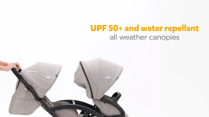 Stroller Evalite™ Duo รถเข็นพี่น้อง สำหรับแรกเกิด* - 15 kg ล้อใหญ่