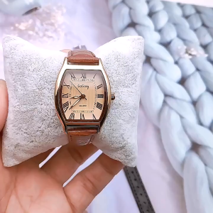 New Quartz Watch Vintage Luneau-Shaped Belt Watch Student Minimalist