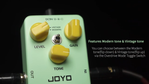 Phơ đàn bàn đạp hiệu ứng guitar điện pedal effect Bright day overdrive Joyo JF25