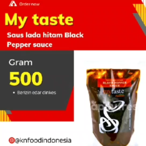 Saus Black Pepper My Taste - Saus Lada Hitam 500 Gram