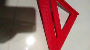 speed square merah 7 inci Penggaris segitiga pertukangan Penggaris siku tukang