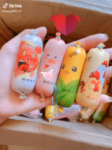 Xúc Xích 4 Vị Ăn Liền - Xúc Xích Kute Vị Ngô - Heo - Heo Cay - Gà - Xúc Xích Trung Quốc - ngucoc_anvat