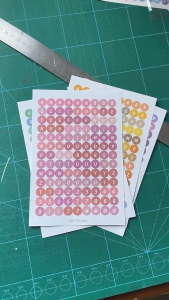 SK-C1121 Stiker Alphabet Huruf Angka Deco Aesthetic Dekorasi Buku Jurnal Sticker DIY Scrapbook Diary