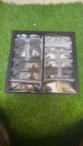 BOX FRAME TRANPARAN ISI 12 BOX KACAMATA