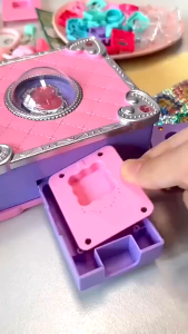 Magic Book DIY Ring DIY Keychain Making Kit Handmade Childrens Accessories Magic Book Girls Toys