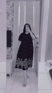 DASTER CHIBI TERBARU MOTIF BUSUI LD 110 KEKINIAN DASTER BUSUI FRENLY