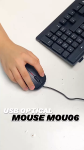 **【OLYPS】 Mouse USB Wired 1000 DPI untuk Laptop/PC/All-in-One/Smart TV**