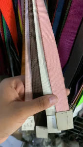 Tali Webbing Nylon Bintik Timbul Tali Tas 2 cm ( per 4 meter ) IMPORT