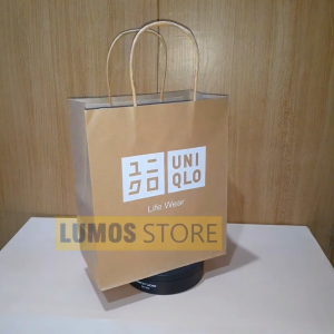 Paper Bag Uniqlo Coklat 2 Sisi: Desain Unik & Ramah Lingkungan