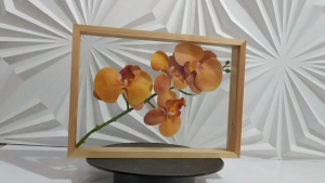 Bingkai 3D Transparan Mahar Double Kaca ukuran 30x40 cm