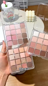 Bảng Phấn Mắt 16 Ô Màu Hold Live Sunset Magic Nhũ Mịn Lì SHUSHU COSMETICS