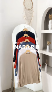 Mangset Inara Rib Korea | Manset Wanita Lengan Panjang Motif Kancing | Baju Atasan Wanita Bahan Rib Knite